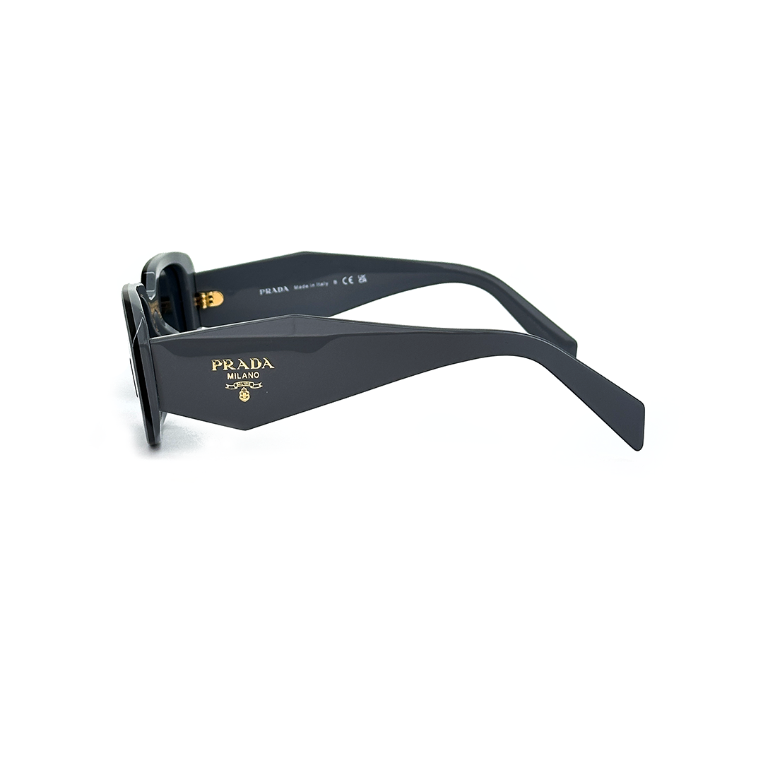 Prada Women's Grey Acetate Rectangle Sunglasses PR17WSF11N09T51